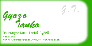 gyozo tanko business card